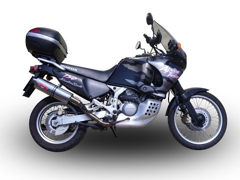 GPR-Exhaust---Satinox-Slip-on-for-Africa-TWIN-XRV-750-RD07-from-1993-to-2003-dB-Killer-Link-Pipe