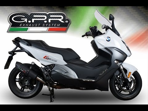 GPR-Exhaust---Furore-Evo4-Nero-Slip-on-for-C-650-Sport-from-2016-to-2020-dB-Killer-Link-Pipe