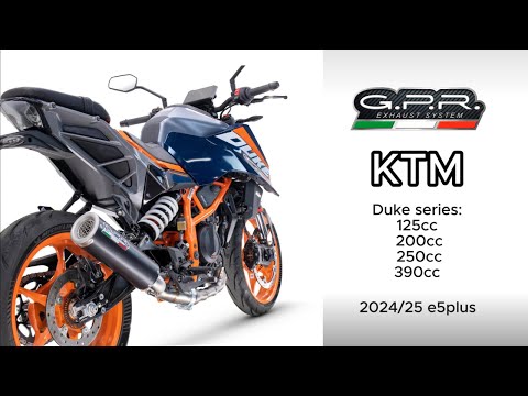 GPR-Exhaust---M3-Black-Titanium-Slip-on-for-DUKE-125-from-2024-to-2025-dB-Killer-Link-Pipe