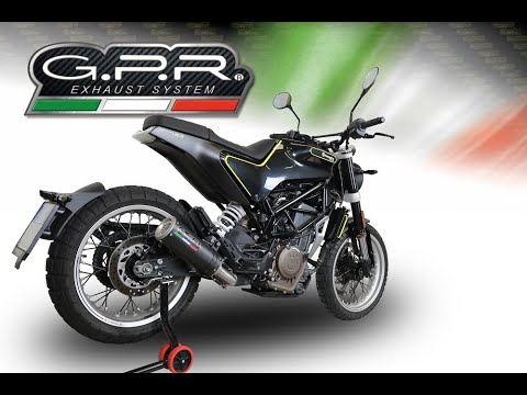 GPR-Exhaust---M3-Poppy-Slip-on-for-Svartpilen-401-from-2018-to-2019-dB-Killer-Link-Pipe