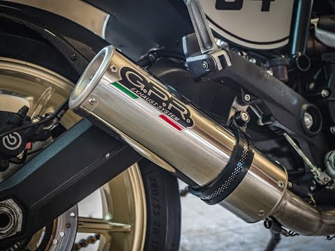 GPR-Exhaust---M3-Poppy-Slip-on-for-Scrambler-800-from-2015-to-2016-dB-Killer-Link-Pipe-Catalyst