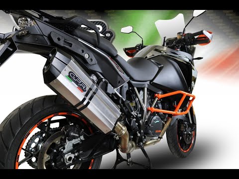 GPR-Exhaust---Hyper-Sonic-Black-Titanium-Slip-on-for-LC-8-Super-Adventure-1290-S-R-T-from-2017-to-2020-dB-Killer-Link-Pipe