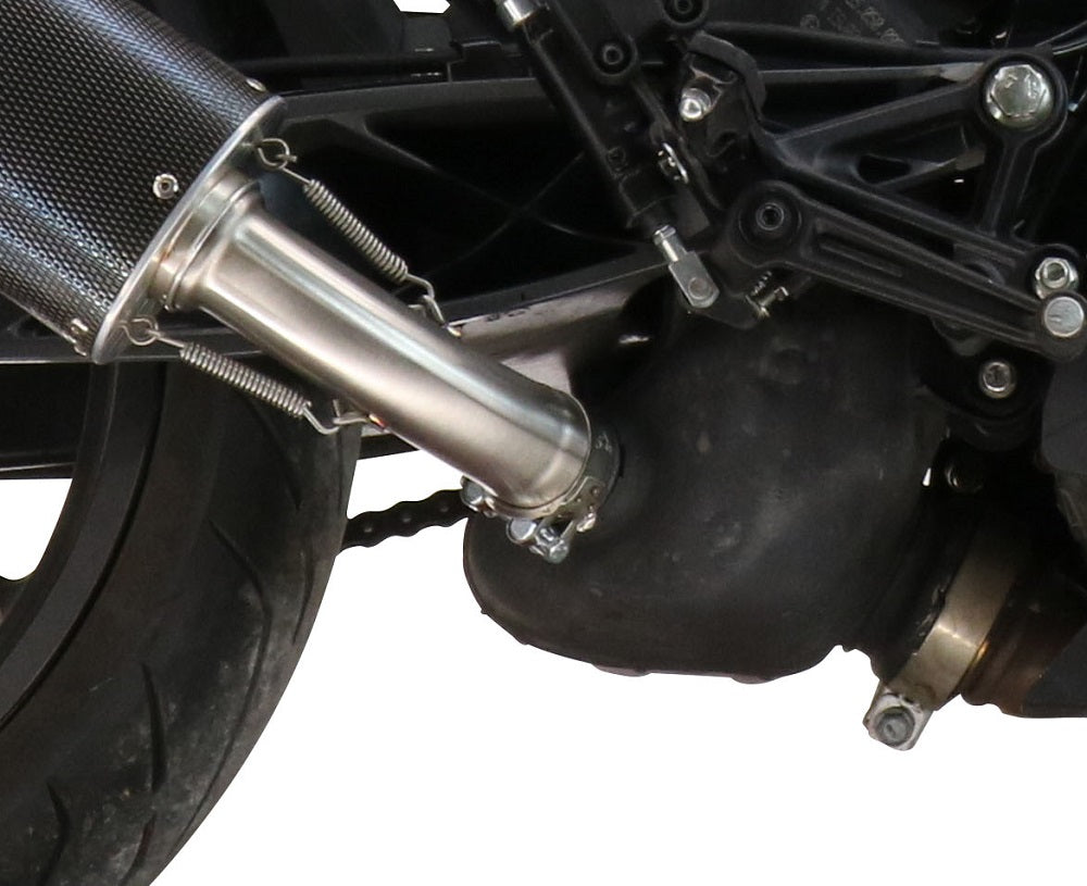 GPR-Exhaust---Furore-Evo4-Nero-Slip-on-for-DUKE-250-from-2021-to-2023-dB-Killer-Link-Pipe