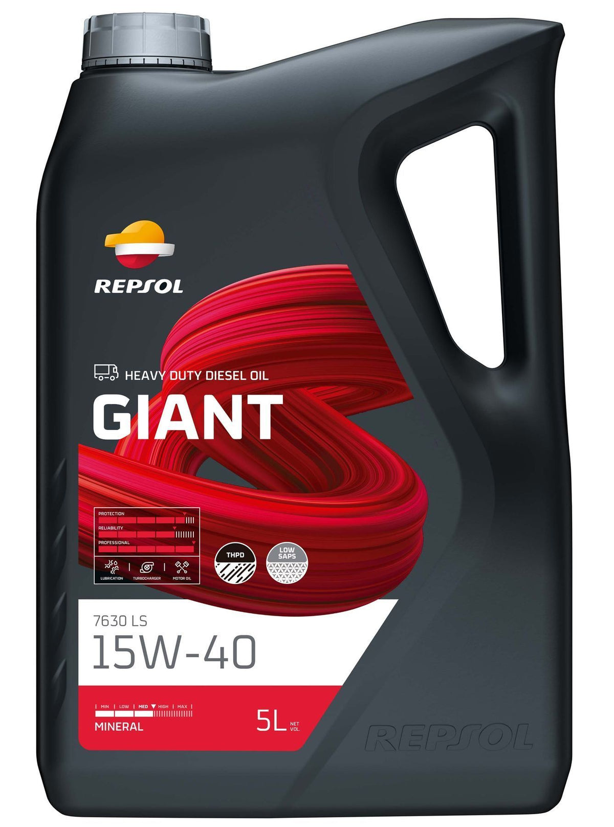 Repsol - Giant 7630 LS Mineral Engine Oil - 15W40