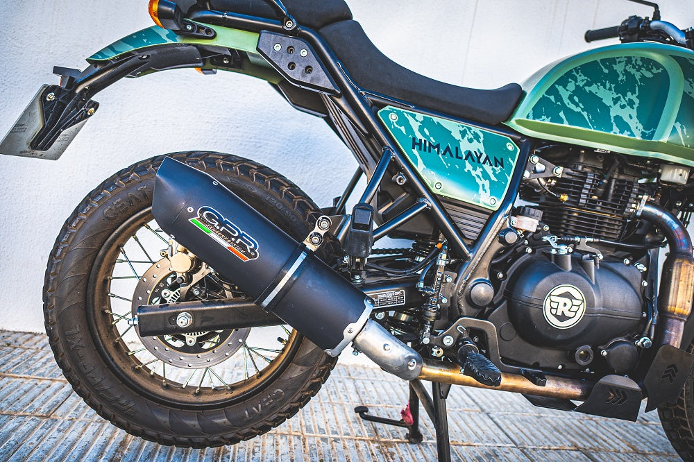 GPR-Exhaust---Furore-Nero-RACING-Slip-on-for-Himalayan-410-DIAM-42.5-from-2017-to-2020-Link-Pipe