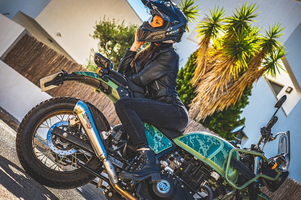 GPR-Exhaust---Powercone-Evo-Slip-on-for-Himalayan-410-DIAM-42.5-from-2017-to-2020-dB-Killer-Link-Pipe-Catalyst