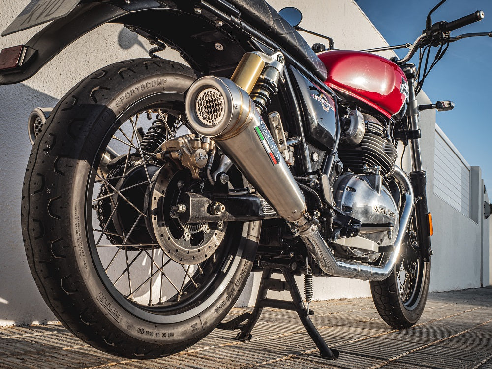 GPR-Exhaust---Powercone-Evo-Double-Slip-on-for-Interceptor-650-from-2019-to-2020-dB-Killer-Link-Pipe-Catalyst