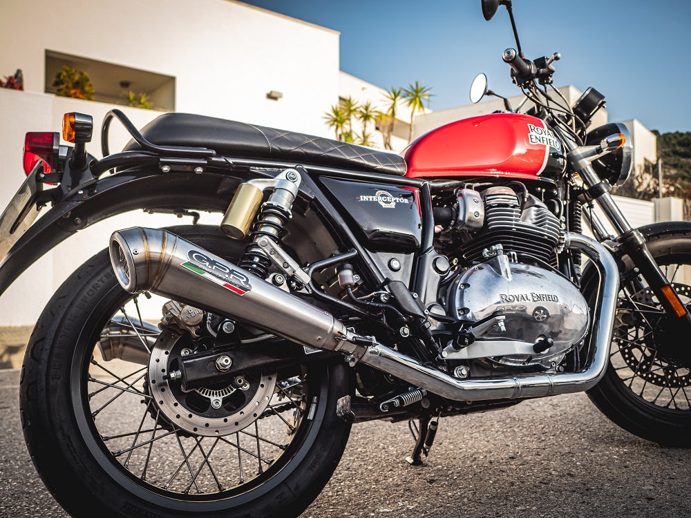 GPR-Exhaust---Powercone-Evo-Double-Slip-on-for-Continental-650-from-2019-to-2020-dB-Killer-Link-Pipe-Catalyst
