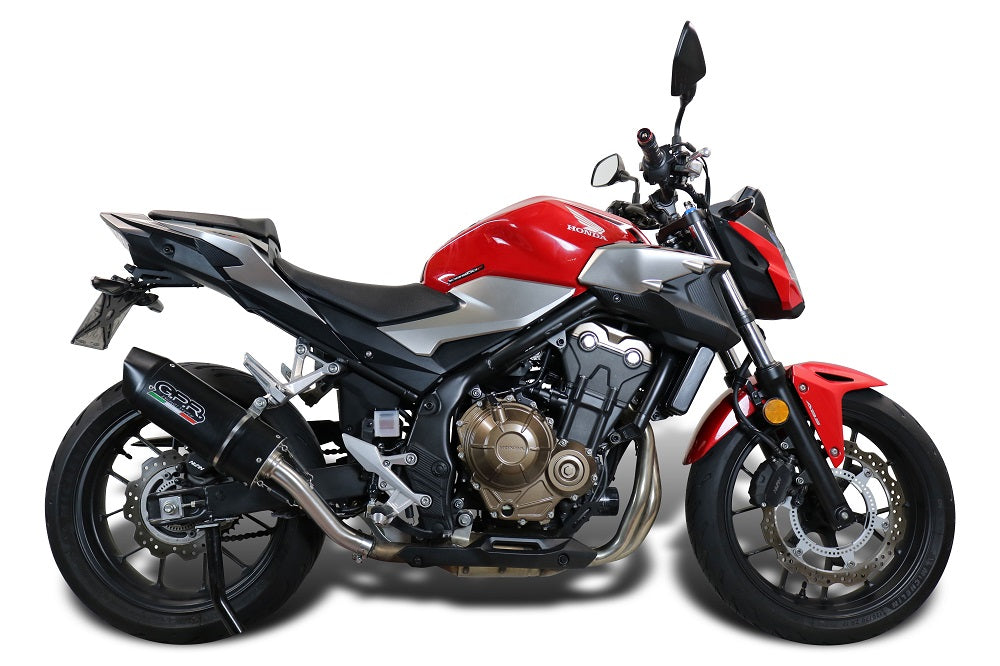 GPR-Exhaust---Furore-Nero-Slip-on-for-CB-500-F-from-2016-to-2018-dB-Killer-Link-Pipe