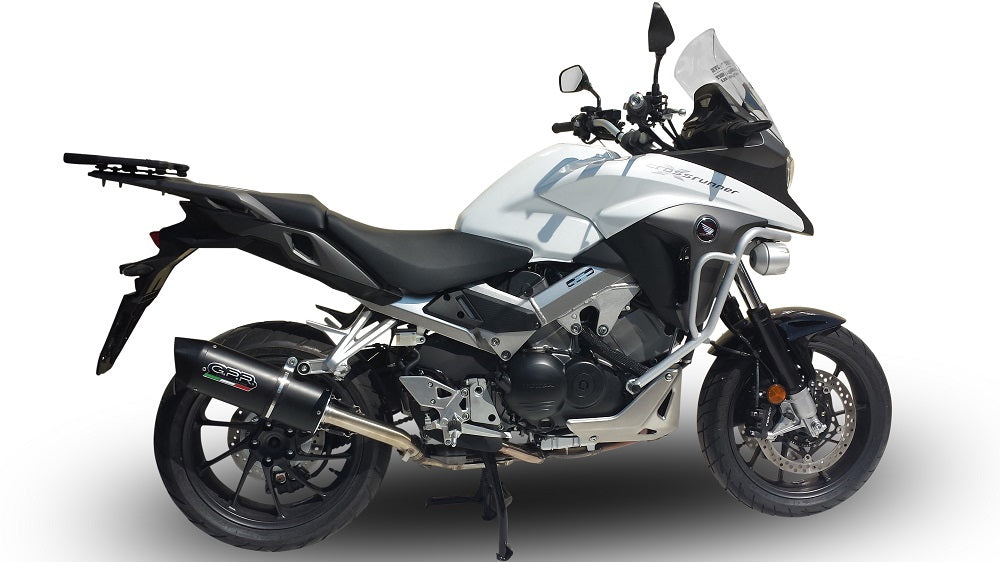GPR-Exhaust---Furore-Nero-Slip-on-for-Crossrunner-800-VFR-800-X-from-2015-to-2016-dB-Killer-Link-Pipe
