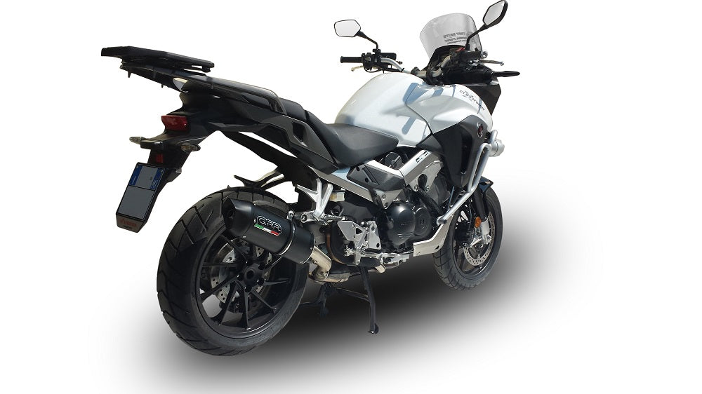 GPR-Exhaust---Furore-Nero-Slip-on-for-VFR-800-X-Crossrunner-800-from-2015-to-2016-dB-Killer-Link-Pipe