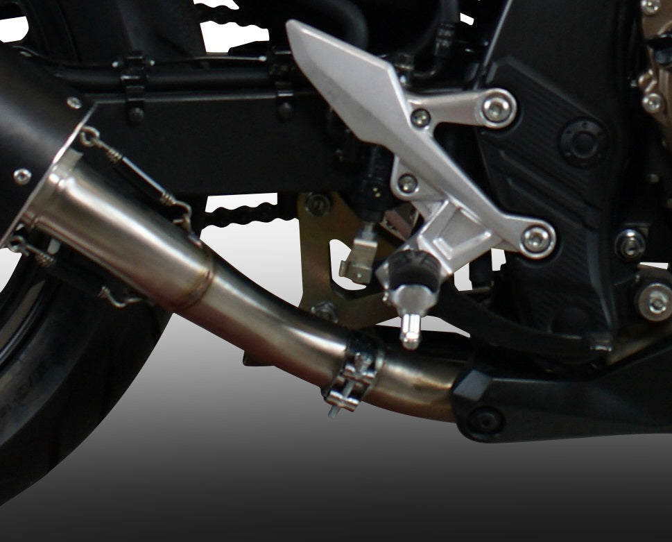 GPR-Exhaust---Furore-Evo4-Nero-Slip-on-for-CB-400-X-from-2016-to-2018-dB-Killer-Link-Pipe