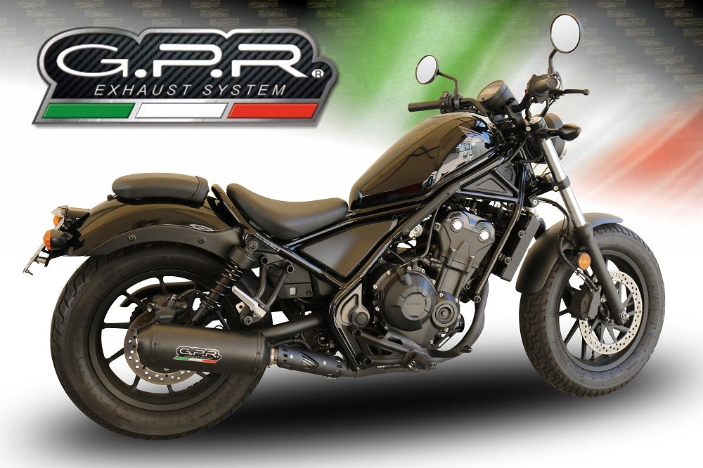 GPR-Exhaust---Ghisa-Slip-on-for-CMX-300-Rebel-from-2021-to-2023-dB-Killer-Link-Pipe