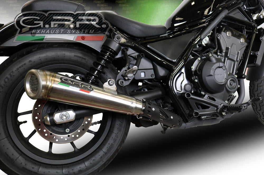 GPR-Exhaust---Powercone-Evo-Slip-on-for-CMX-300-Rebel-from-2017-to-2020-dB-Killer-Link-Pipe