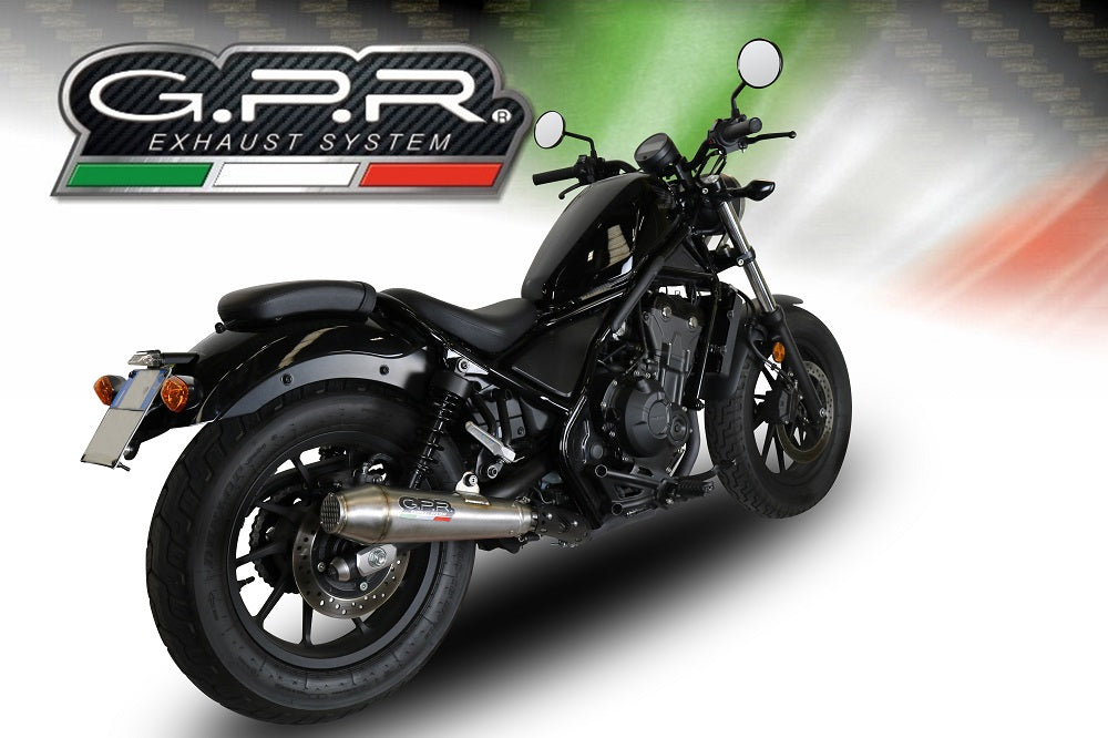 GPR-Exhaust---Ultracone-Slip-on-for-CMX-300-Rebel-from-2017-to-2020-dB-Killer-Link-Pipe