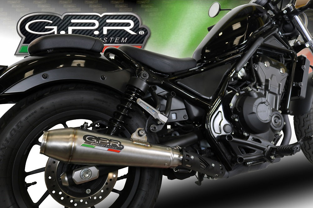 GPR-Exhaust---Ultracone-Slip-on-for-CMX-300-Rebel-from-2021-to-2023-dB-Killer-Link-Pipe