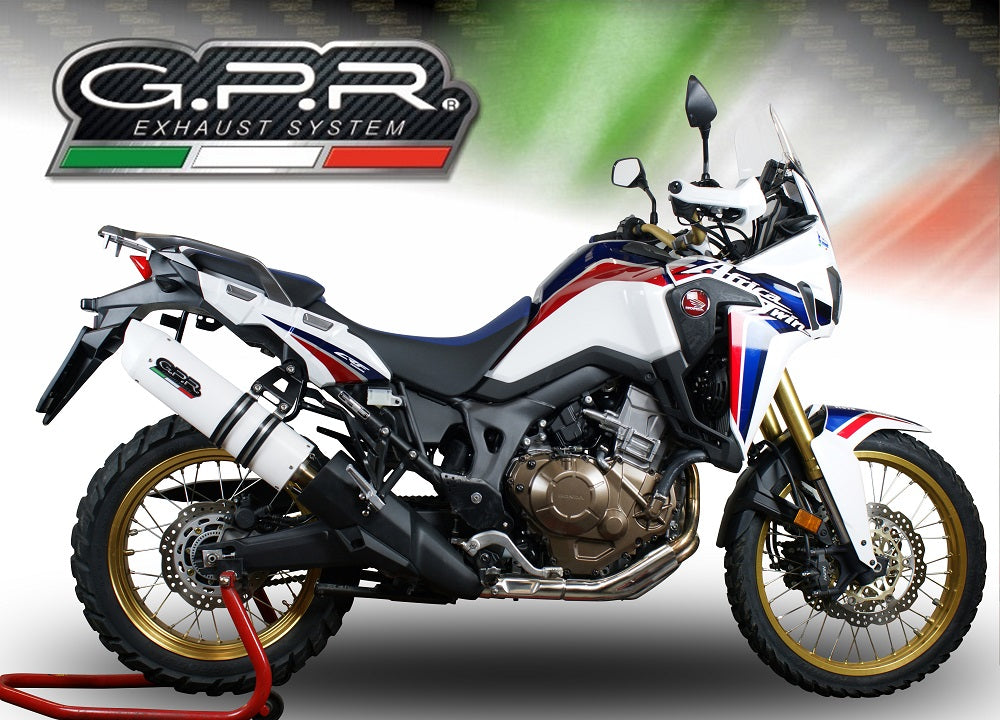 GPR-Exhaust---Albus-Evo4-Slip-on-for-CRF-1000-L-Africa-TWIN-from-2018-to-2020-dB-Killer-Link-Pipe