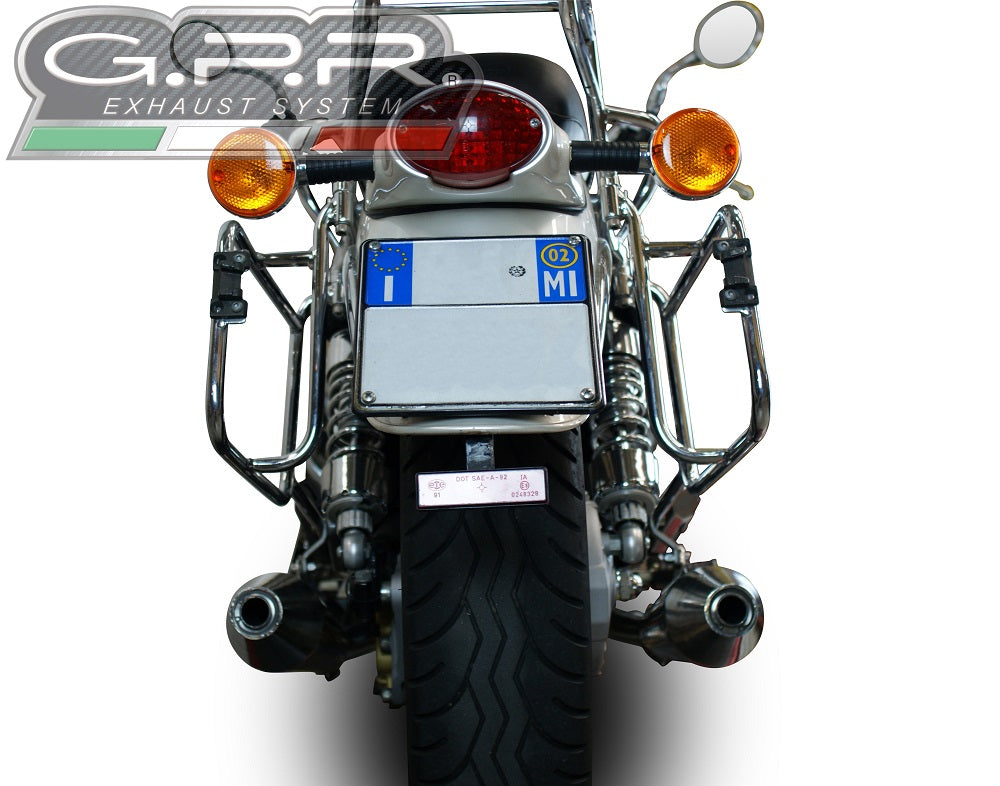 GPR-Exhaust---Vintacone-Double-Slip-on-for-California-1100-Special-Stone-Sport-Ev-Alu-from-1997-to-2005-dB-Killer-Link-Pipes-Catalysts