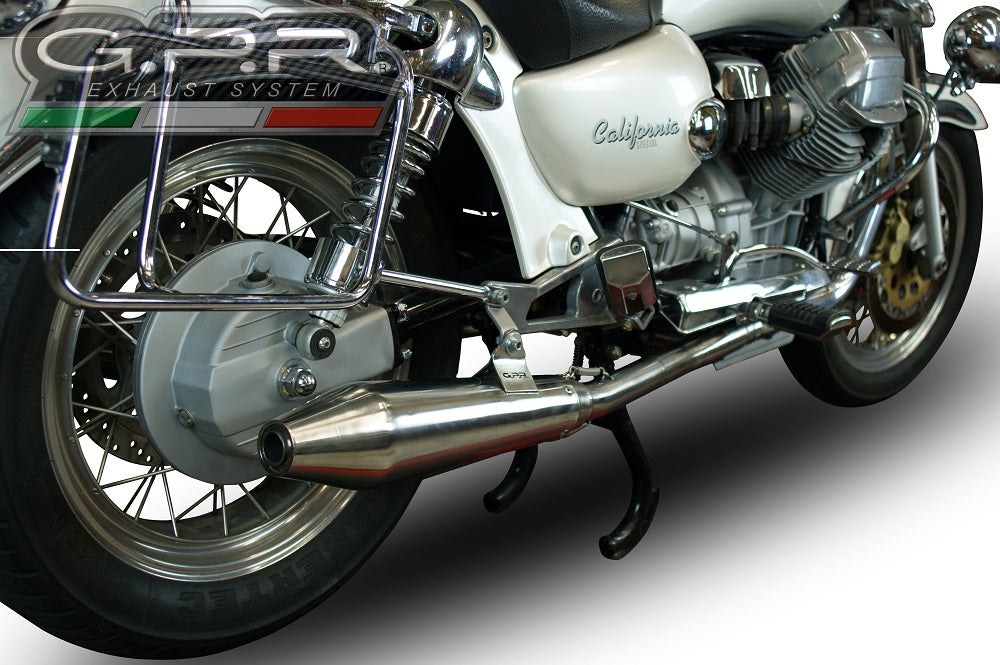 GPR-Exhaust---Vintacone-Double-Slip-on-for-California-1100-Special-Stone-Sport-Ev-Alu-from-1997-to-2005-dB-Killer-Link-Pipes-Catalysts