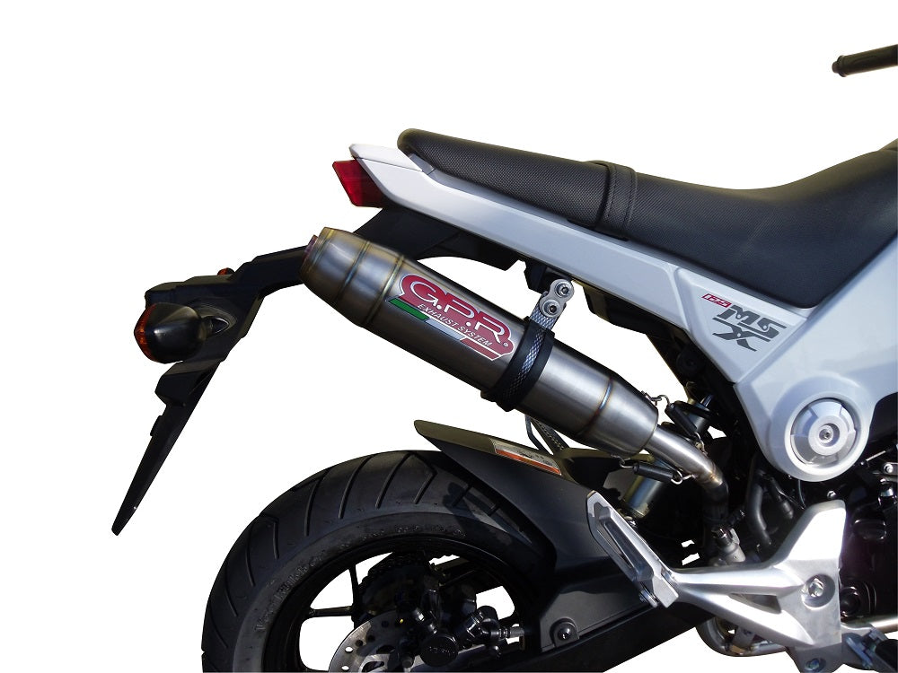 GPR-Exhaust---Deeptone-Inox-Slip-on-for-MSX-GROM-125-from-2013-to-2017-dB-Killer-Link-Pipe