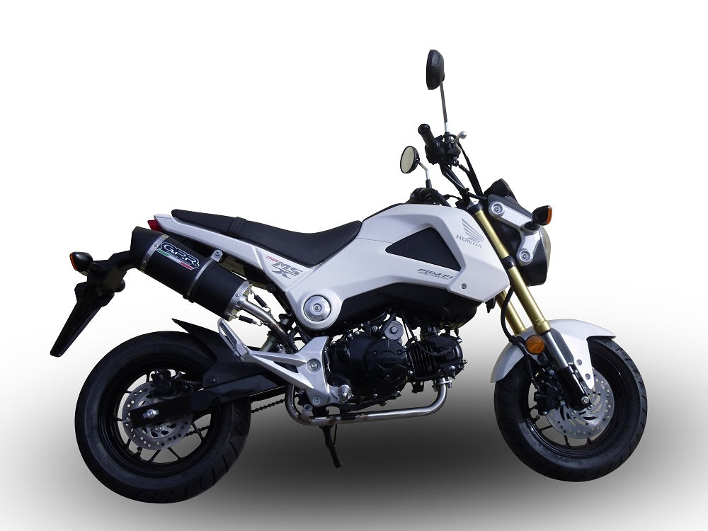 GPR-Exhaust---Furore-Nero-RACING-Full-Line-for-MSX-GROM-125-from-2013-to-2017-Racing-Full-System-Exhaust-