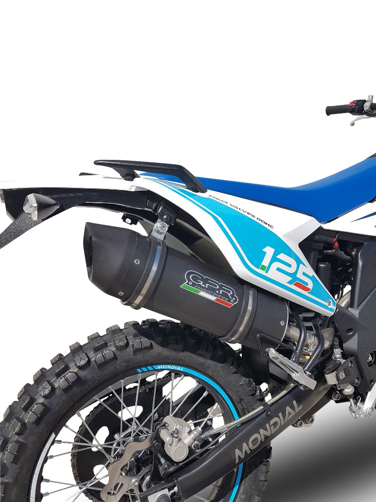 GPR-Exhaust---Furore-Evo4-Nero-Slip-on-for-DSR-SM-EX-125-from-2018-to-2020-dB-Killer-Link-Pipe-Catalyst