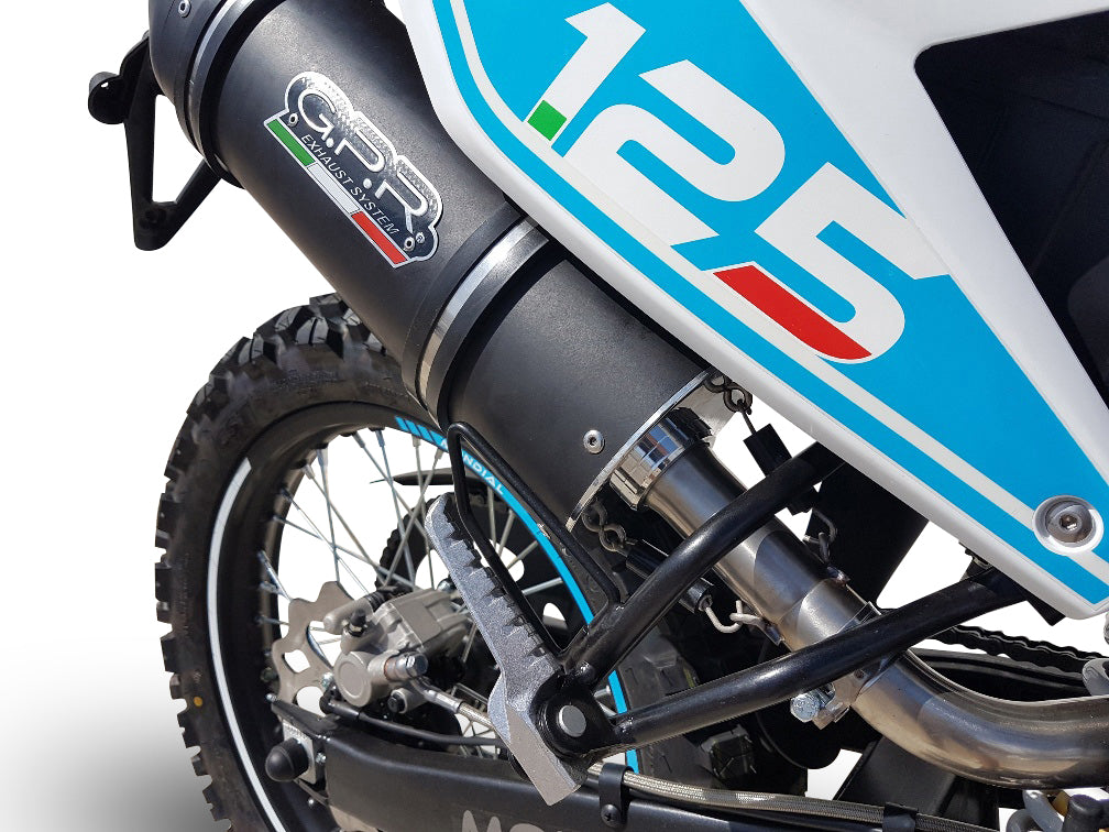GPR-Exhaust---Furore-Evo4-Nero-Slip-on-for-DUNE-125-from-2021-to-2023-dB-Killer-Link-Pipe-Catalyst