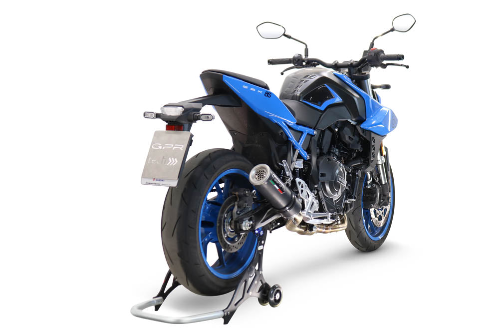 GPR-Exhaust---M3-Black-Titanium-Full-Line-for-Gsx-8S-from-2022-to-2024-dB-Killer-Catalyst