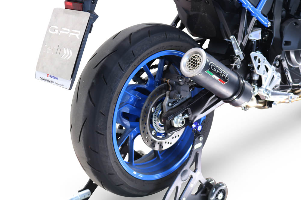 GPR-Exhaust---M3-Black-Titanium-Full-Line-for-Gsx-8S-from-2022-to-2024-dB-Killer-Catalyst