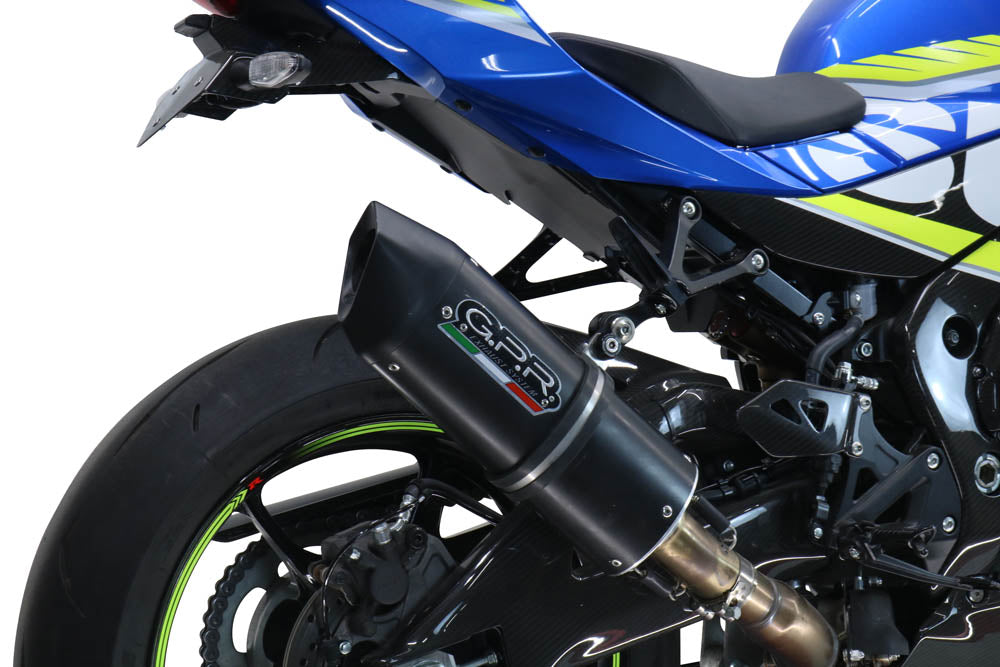 GPR-Exhaust---Furore-Evo4-Nero-Slip-on-for-Gsx-R-1000-1000-R-from-2017-to-2020-dB-Killer-Link-Pipe