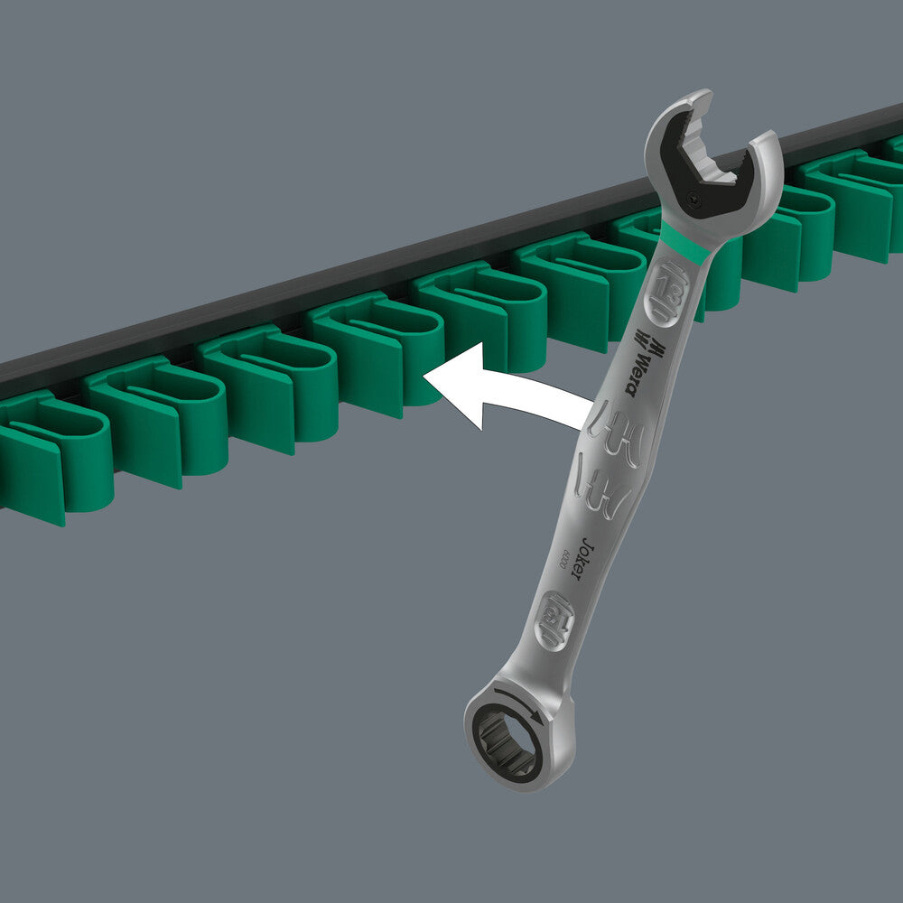 Wera Tools - 9610 Joker Magnetic rail, for up to 11 spanners, empty