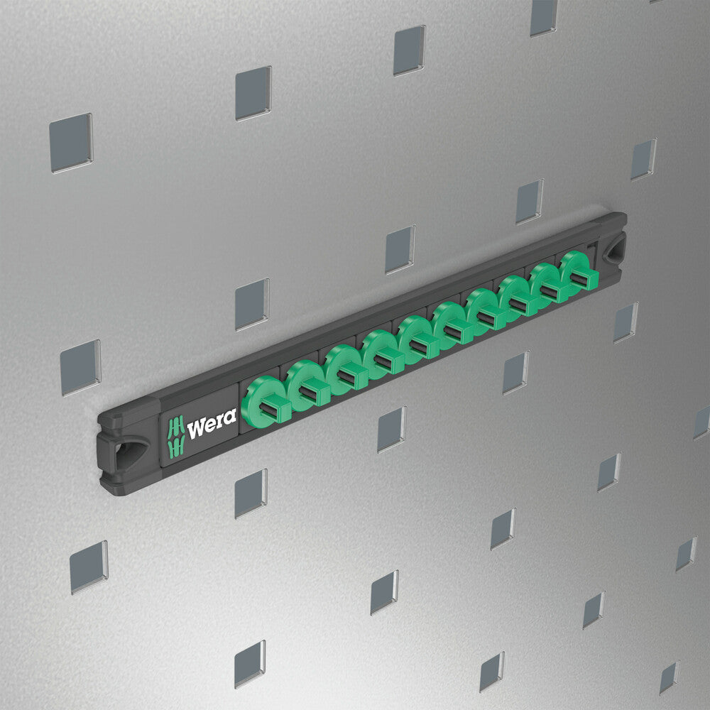 Wera Tools - 9600 Magnetic socket rail, 1/4", empty