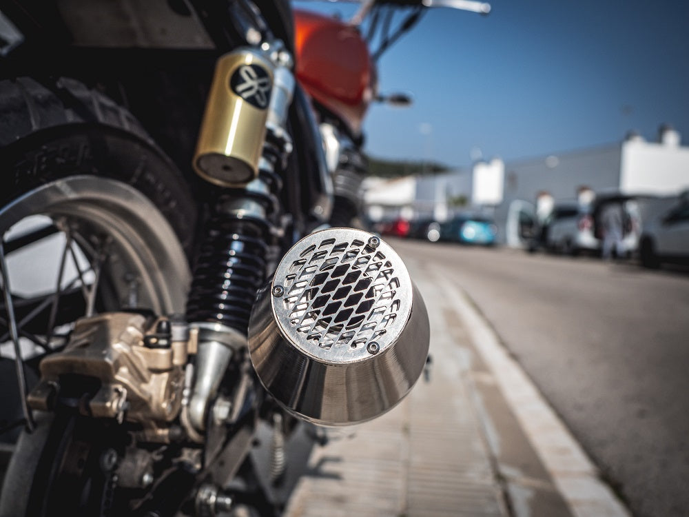 GPR-Exhaust---Ultracone-Inox-Cafè-Racer-Silencer-without-link-pipe-for-K-75-from-1985-to-1997-dB-Killer