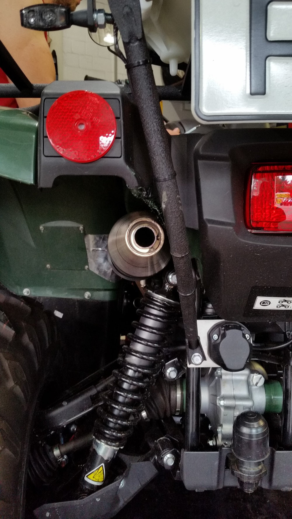 GPR-Exhaust---Deeptone-Atv-Slip-on-for-Grizzly-700-from-2007-to-2024-dB-Killer-Link-Pipe