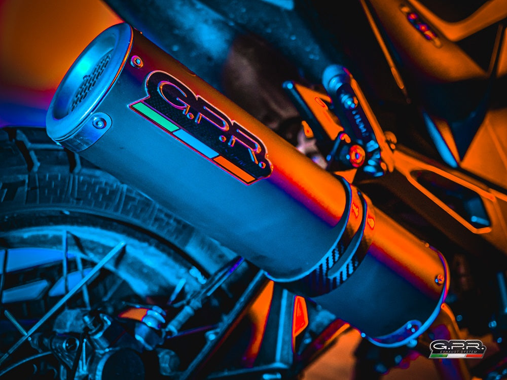 GPR-Exhaust---M3-Black-Titanium-Full-Line-for-ZT-125-G1-U-U1-Z2-from-2020-to-2024-dB-Killer-Catalyst