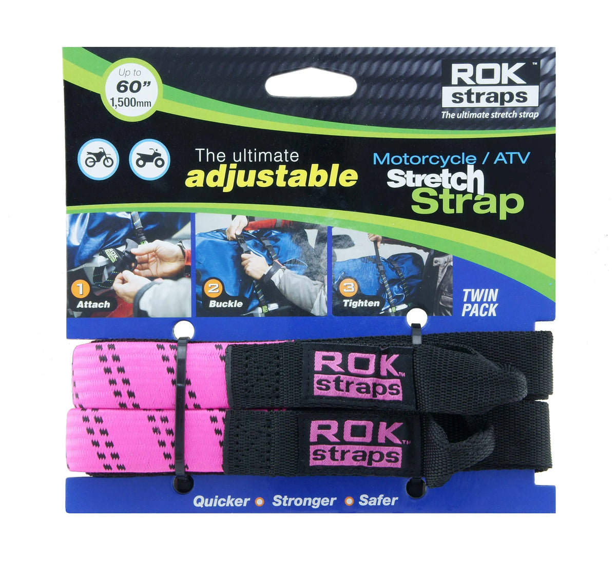 ROK Straps - Heavy Duty (25mm or 1") - Adjustable up to 60" length