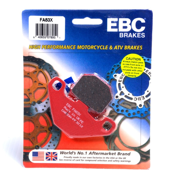 EBC - "X" Carbon Graphite Brake Pad Front/Rear (FA83X)