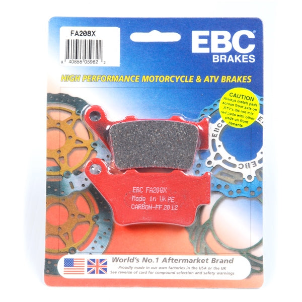 EBC - Rear Brake Pads for Husaberg, KTM, Husqvarna, Yamaha (FA208X)