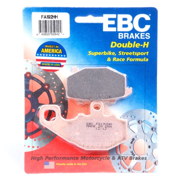 EBC - Double "H" Superbike Brake Pad Sintered Metal - REAR (FA192HH)