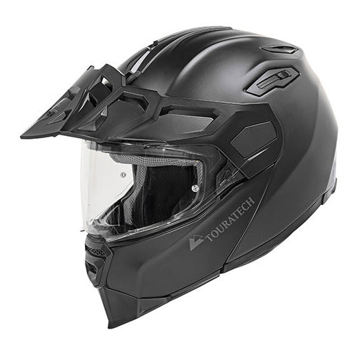 Touratech - Touratech Aventuro Traveller Multi-Fiber Black Modular Helmet
