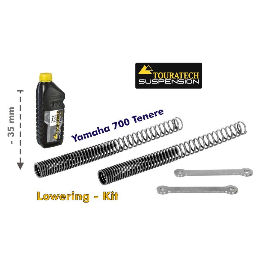 Touratech - 35mm Lowering Fork Springs & Dogbones- Yamaha Tenere 700