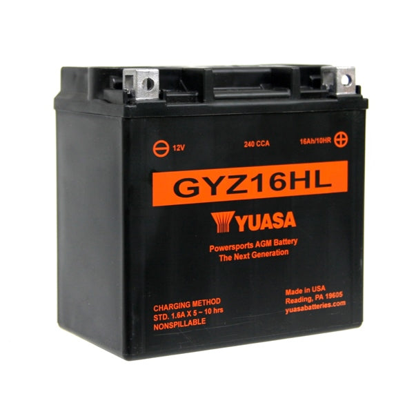 Yuasa - AGM Battery Maintenance Free Factory Activated (GYZ16HL)