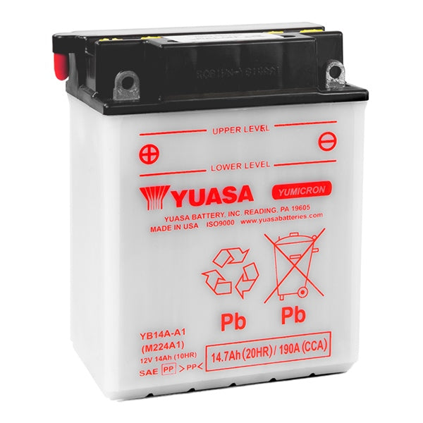 Yuasa - AGM Battery High Performance Conventional (YUAM2214HIND)