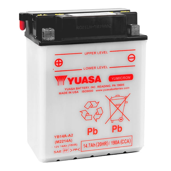 Yuasa - AGM Battery High Performance Conventional (YUAM2214HIND)