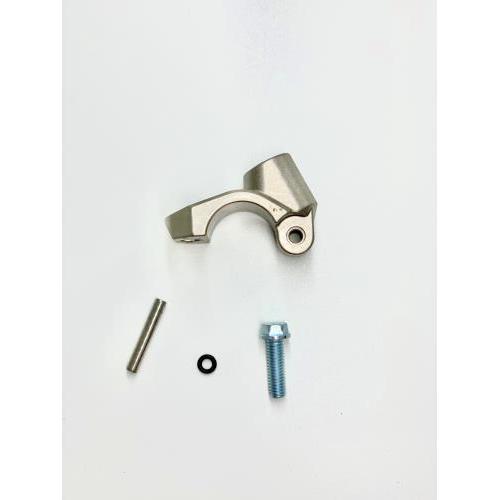Magura - 167 Clamp with Pin, Silver, Mirror Mount M10X1.25