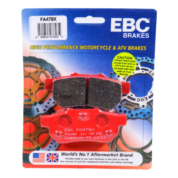 EBC - "X" Carbon Graphite Brake Pad (FA478X)