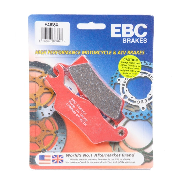 EBC - "X" Carbon Graphite Brake Pad (FA618X)