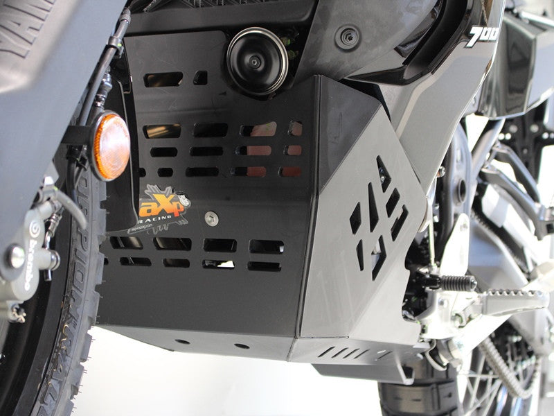 AXP Racing - Skid Plate for Yamaha Tenere 700 WORLD RAID ( 2022+ ) with Linkage Guard - BLACK