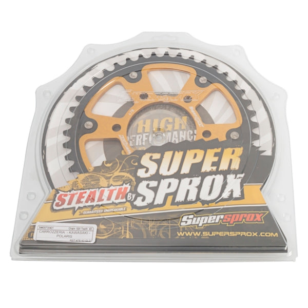 Supersprox-SPROCKET 43 Rear KAWA GLD SUPERSPROX RST-478-43-GLD