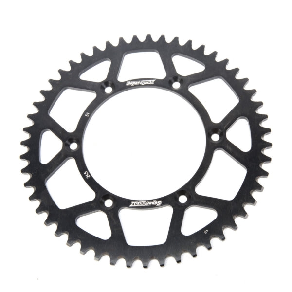 Supersprox-SPROCKET 51 Rear Yamaha Black SUPERSPROX RAL-245-51-BLK